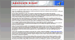 Desktop Screenshot of absoluteright.com